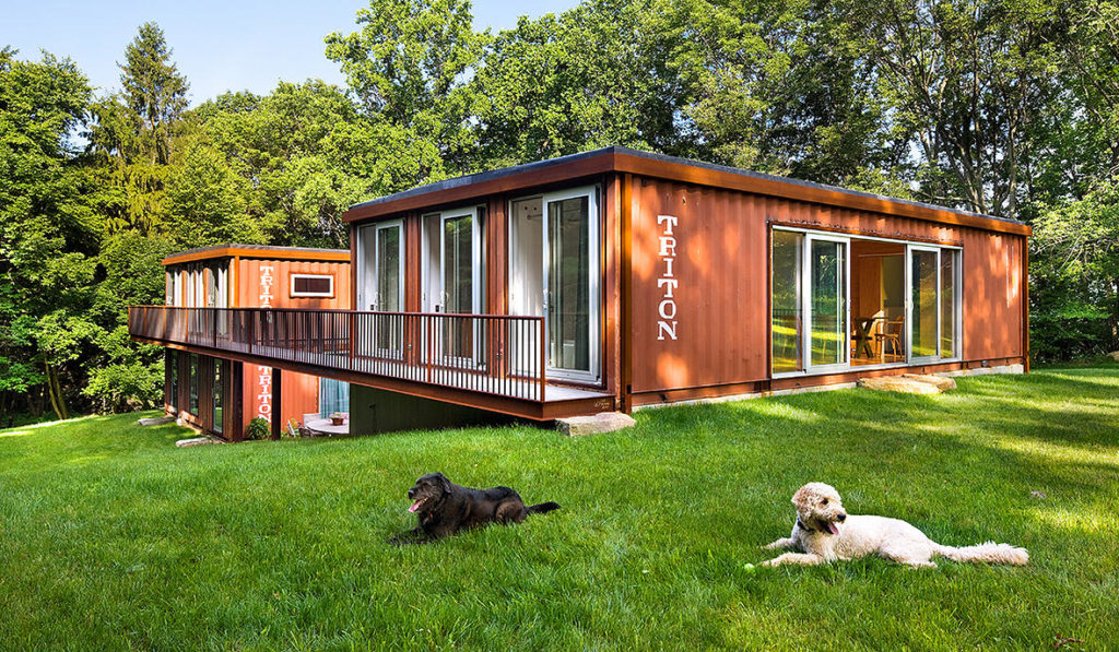 7 Incredible Fabricated Steel Shipping Container Houses